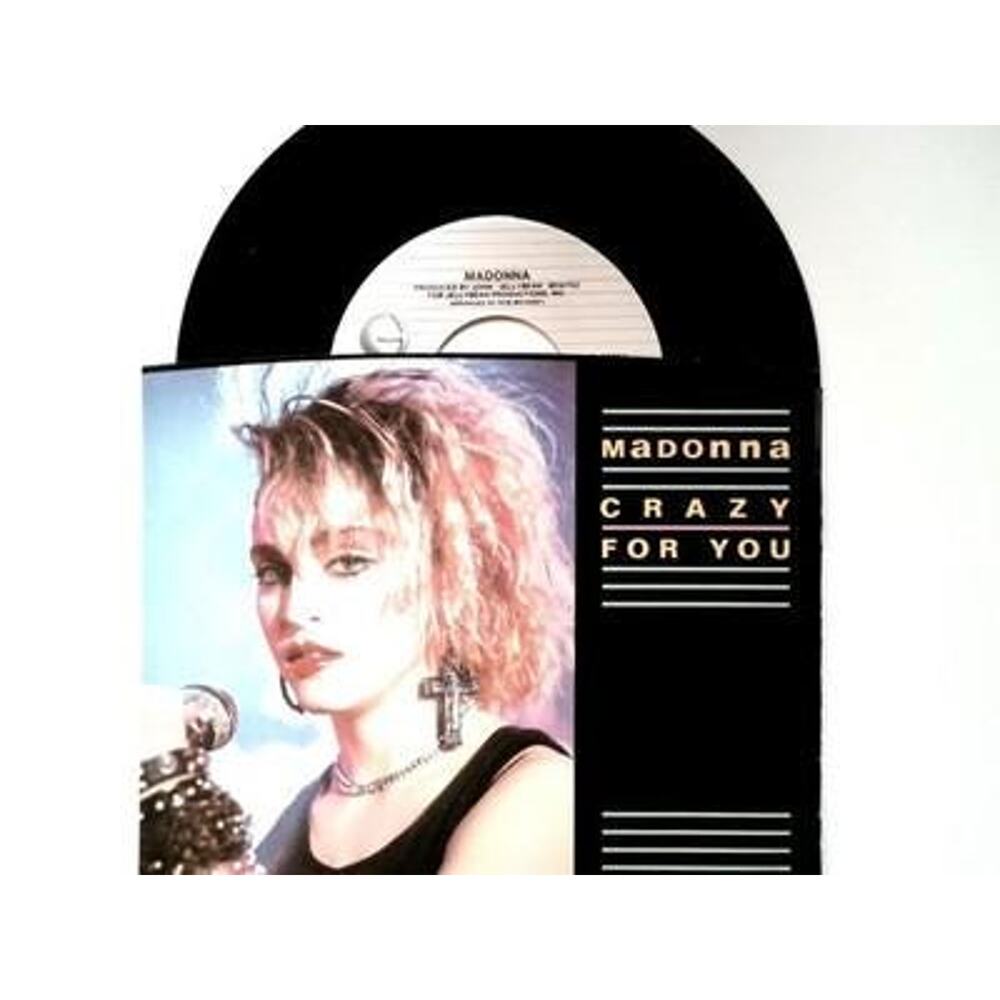 Madonna – Crazy For You 7" Record 1985 Geffen Pop 45 RPM